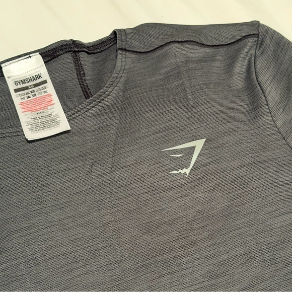 Gymshark Charcoal Short Sleeve Tee - Picture 4 of 4
